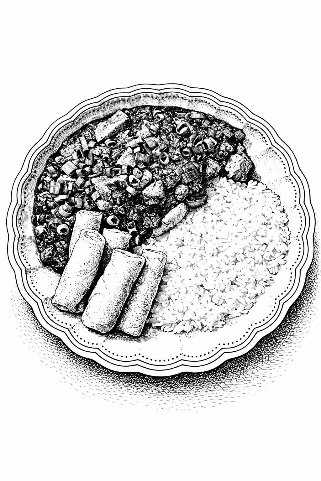 Vegan mapo tofu w/ rice